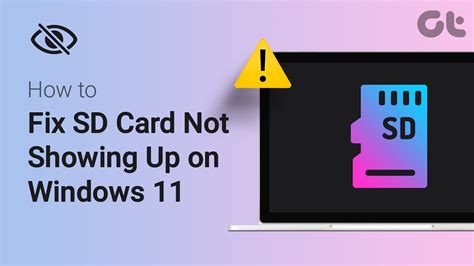 How to Fix SD Card Not Showing Up on Any Device .
